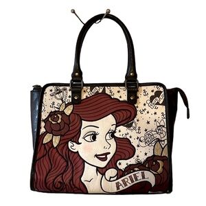 Disney Loungefly Little Mermaids “ARIEL” Bag and Matching Tri-fold Wallet
